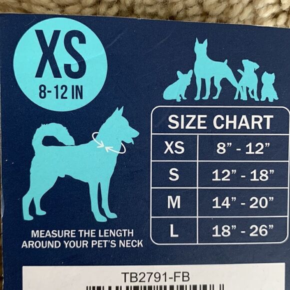 NWT Watermelon Picnic Print Dog Collar size XS Small 8”- 12” - Picture 3 of 4